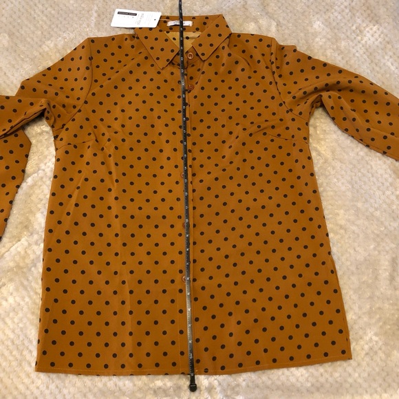 Pumpkin Spice Polka Dot Long Sleeve - Picture 5 of 7